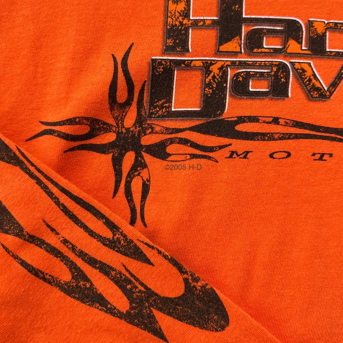 00s USA 할리데이비슨 플레임 롱슬리브 티셔츠 XL 상품이미지6