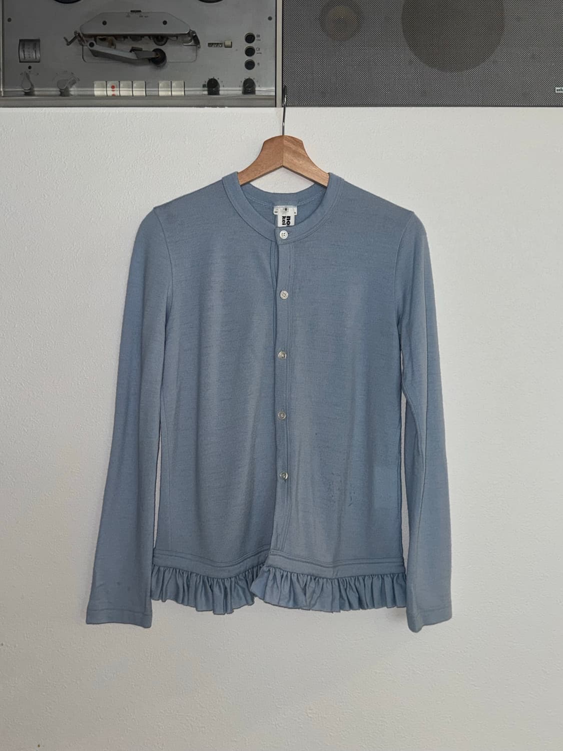 noir keininomiya Ruffle Cardigan 2021 aw 상품이미지1