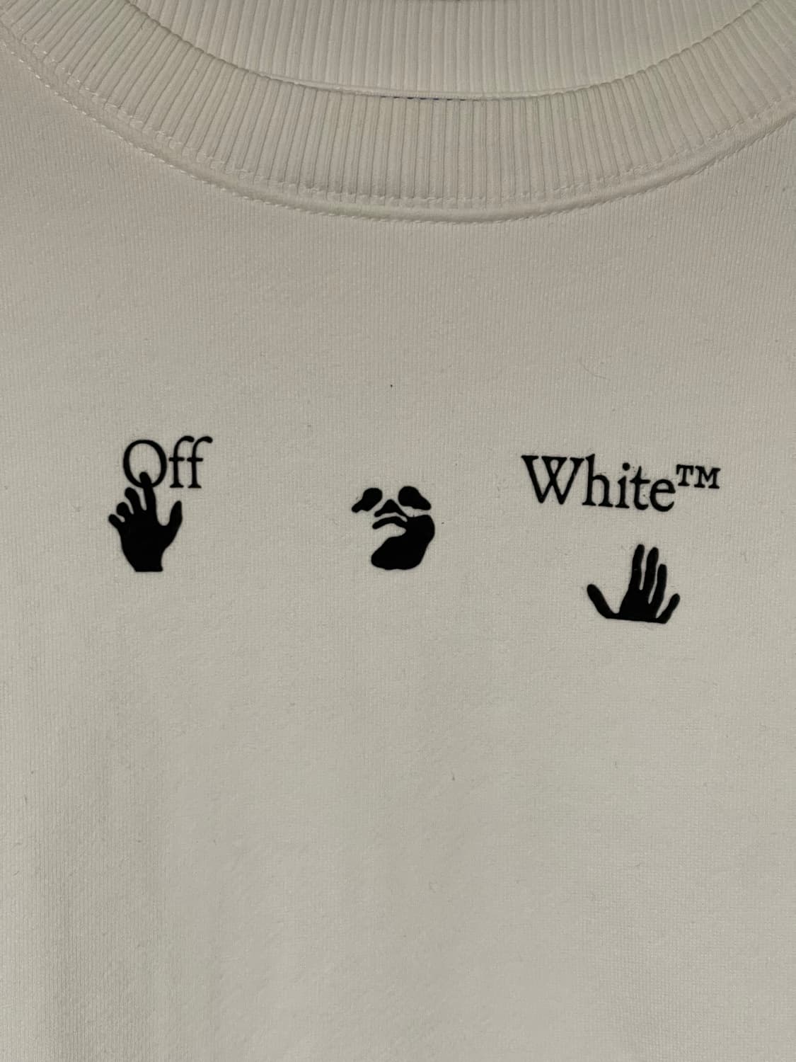 Off-White 오프화이트 화이트 맨투맨 상품이미지5