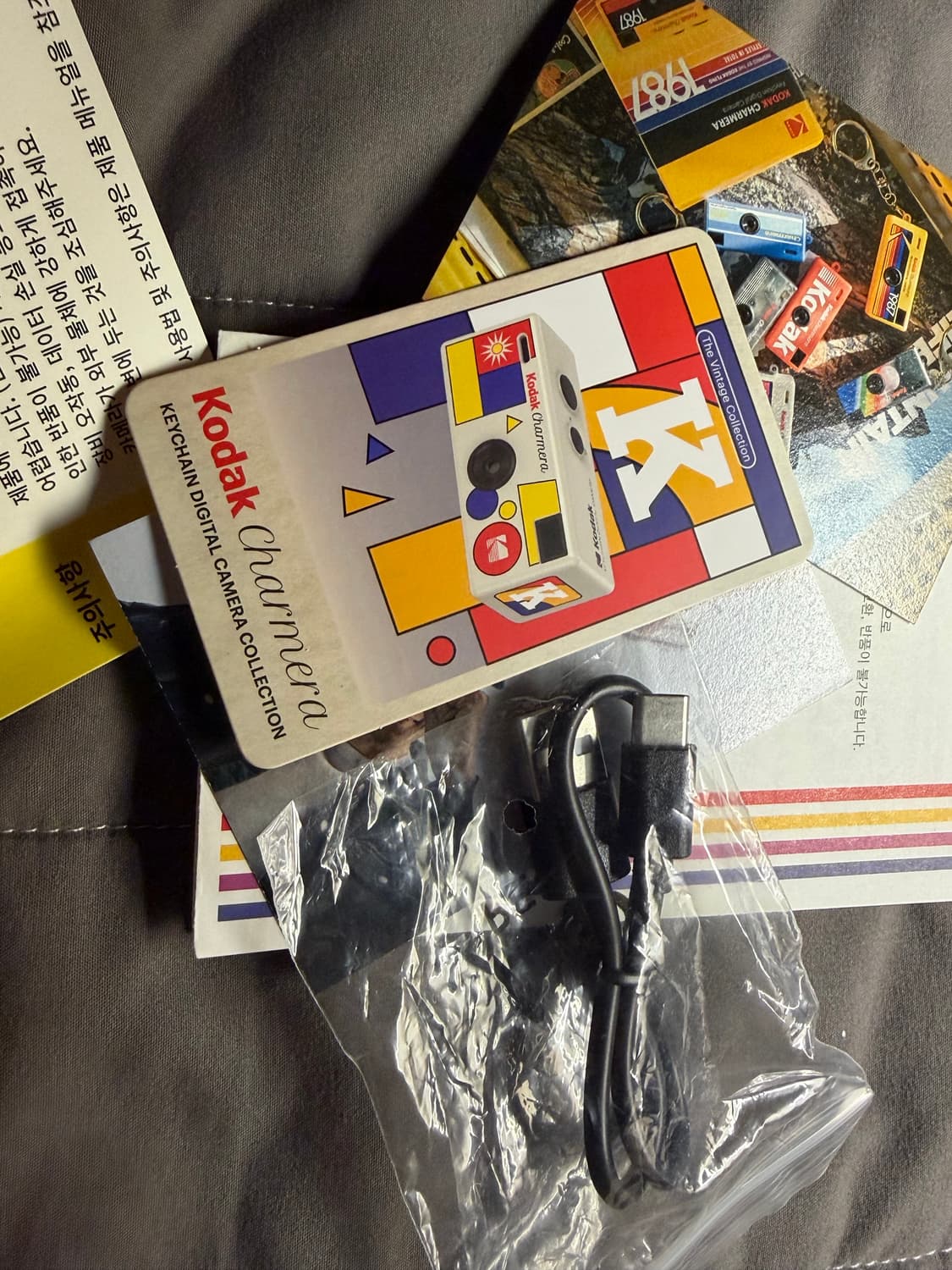 코닥 차메라 + 키링, 케이블 상품이미지5