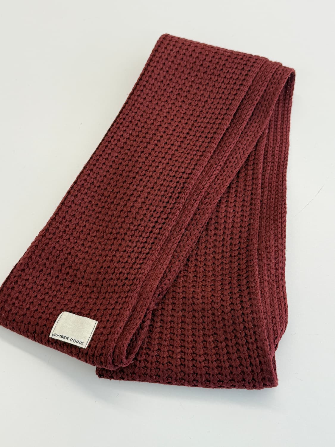 NUMBER (N)INE 넘버나인 원형 머플러 상품이미지4