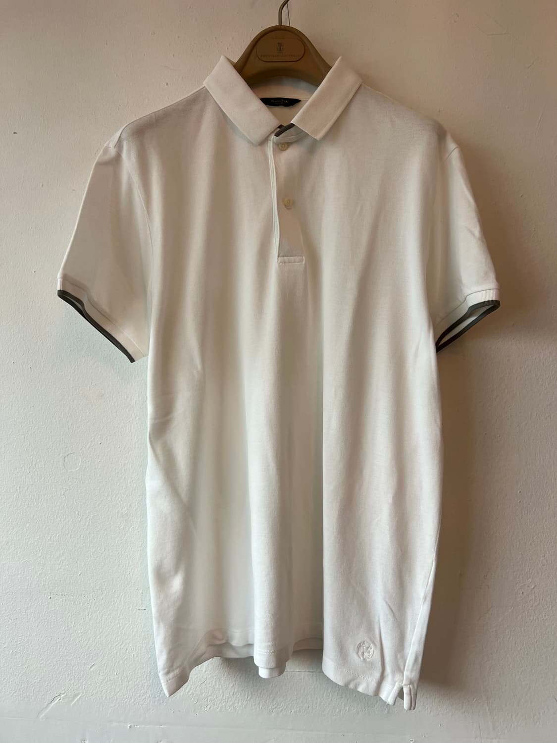 마시모뚜띠 남성 아이보리 PK카라티셔츠 반팔티셔츠 상품이미지2