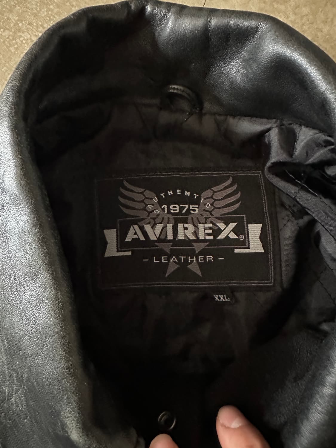 AVIREX 아비렉스 Leather Varsity Jacket 상품이미지5
