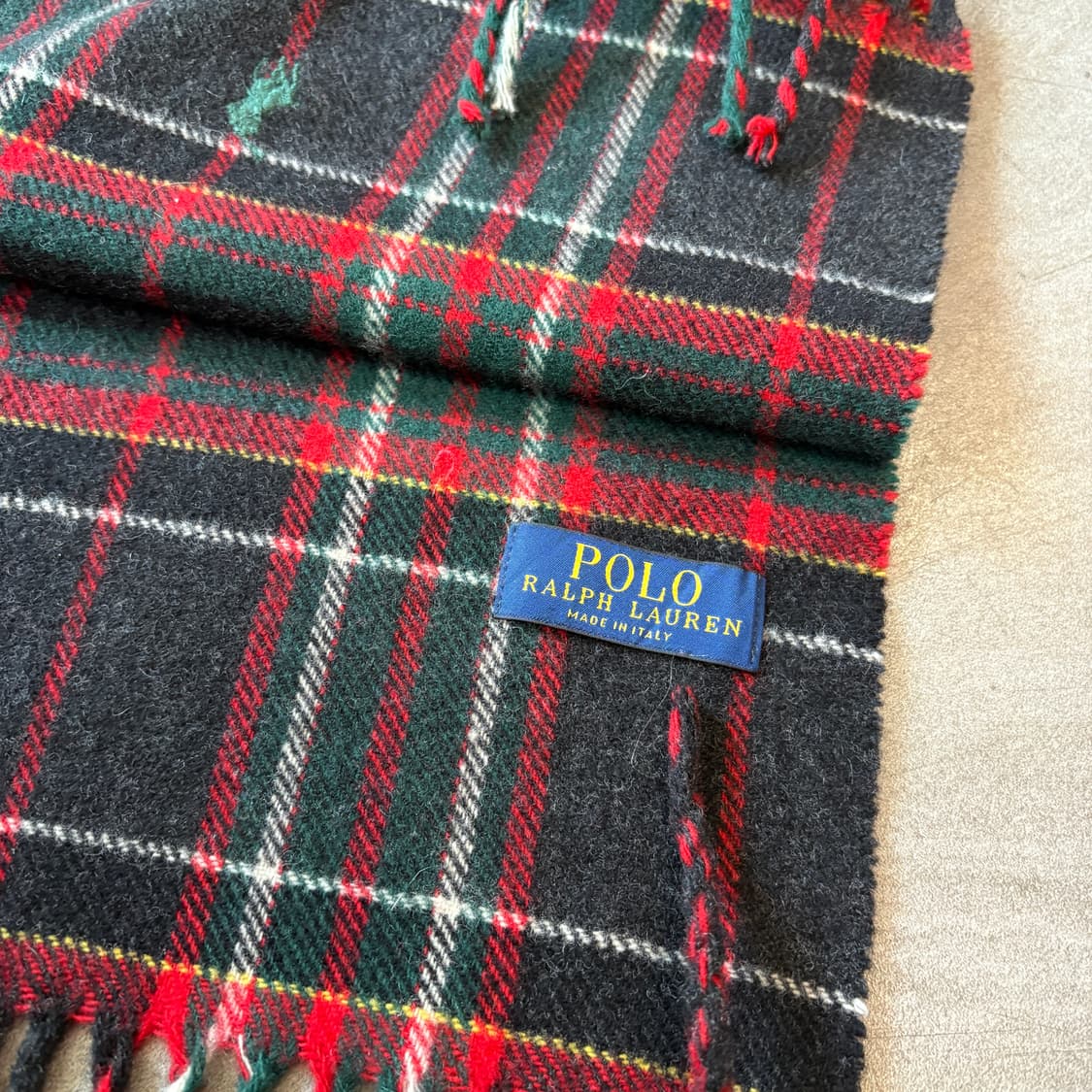 폴로 정품 이태리 생산 램스 울 머플러 상품이미지4