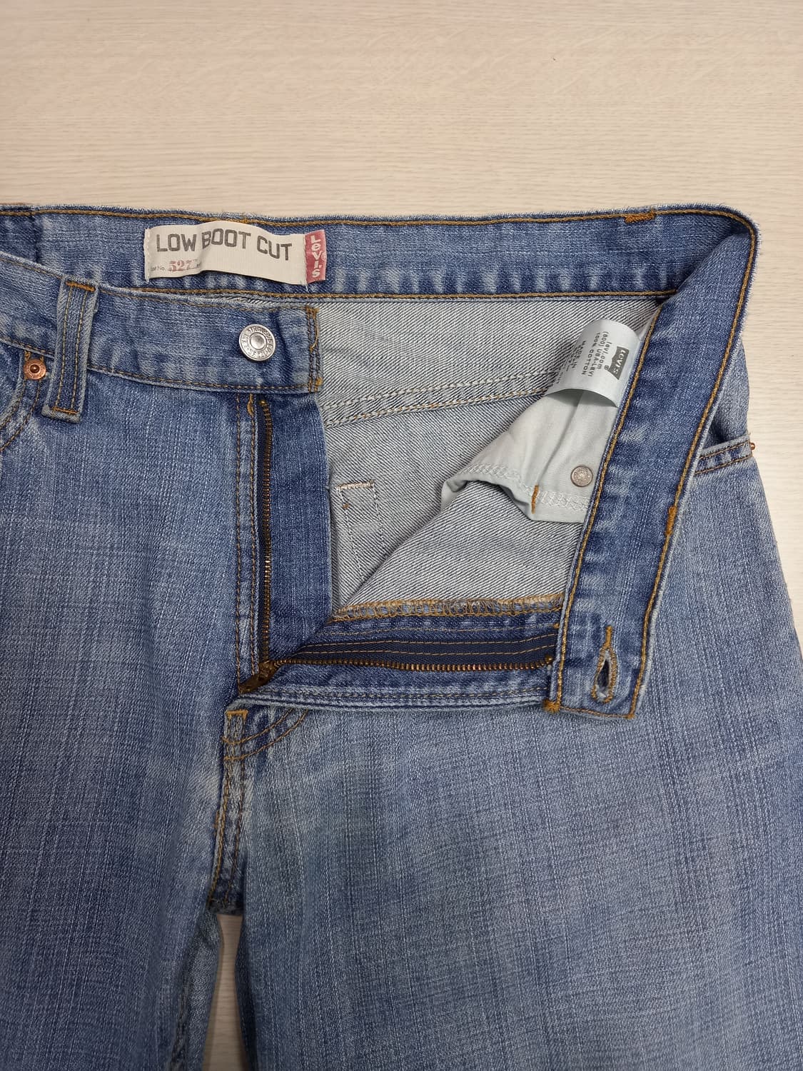 34 90's 리바이스527 Egypt 부츠컷 연청 34-592 상품이미지7