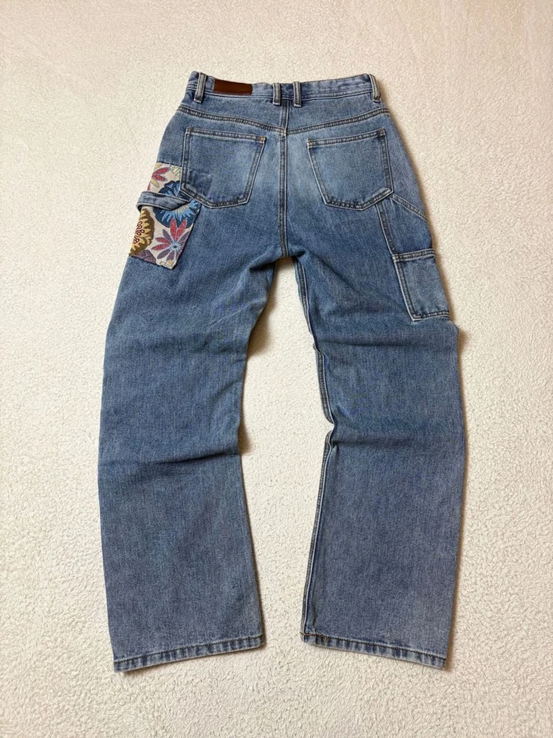 앤더슨벨 22ss 우먼스 플로러 카펜터 데님 팬츠 PN6587 상품이미지6