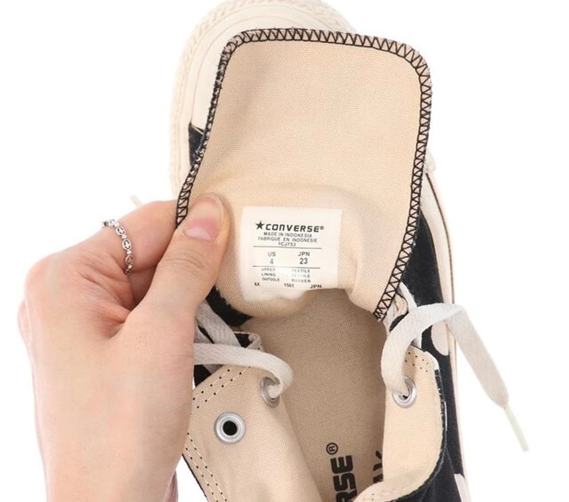 컨버스 X 꼼데가르송 코튼 스니커즈 상품이미지4