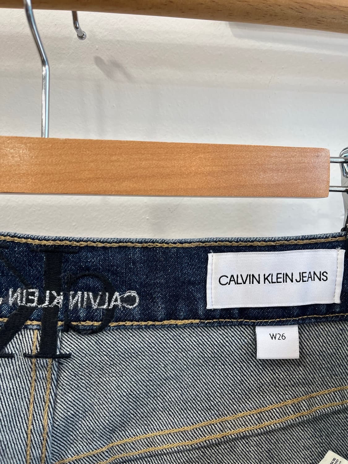 캘빈클라인(CK) 로우라이즈 와이드 데님 (W26) 상품이미지3