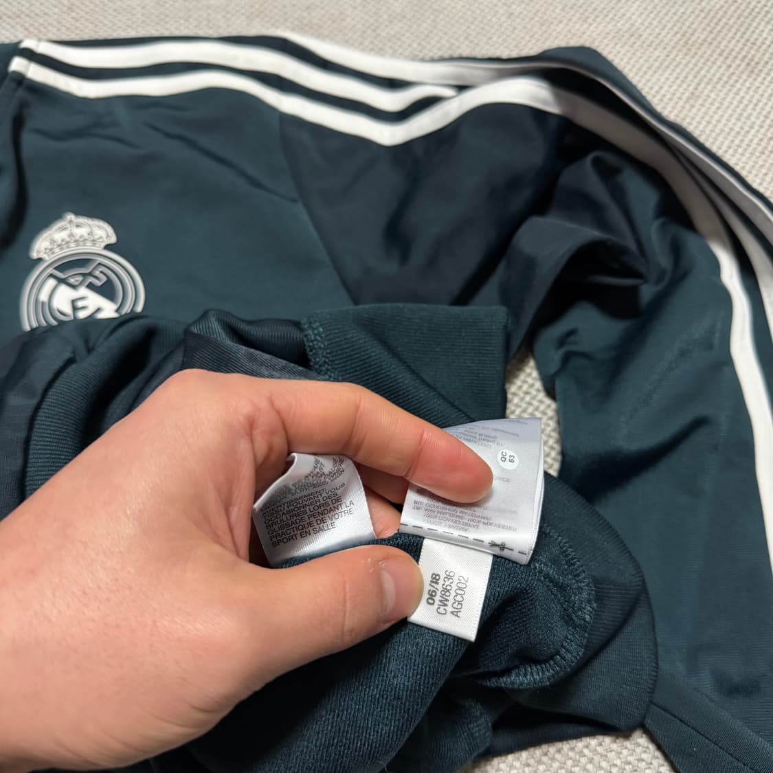 아디다스 레알 마드리드 트랙탑 상품이미지5