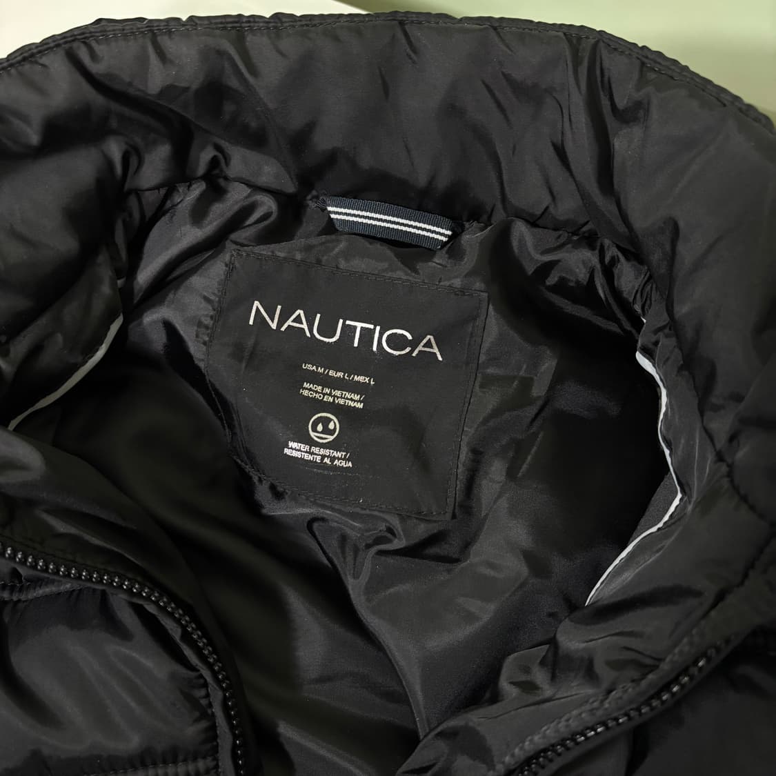 M 노티카 블랙 후드 경량패딩 상품이미지4