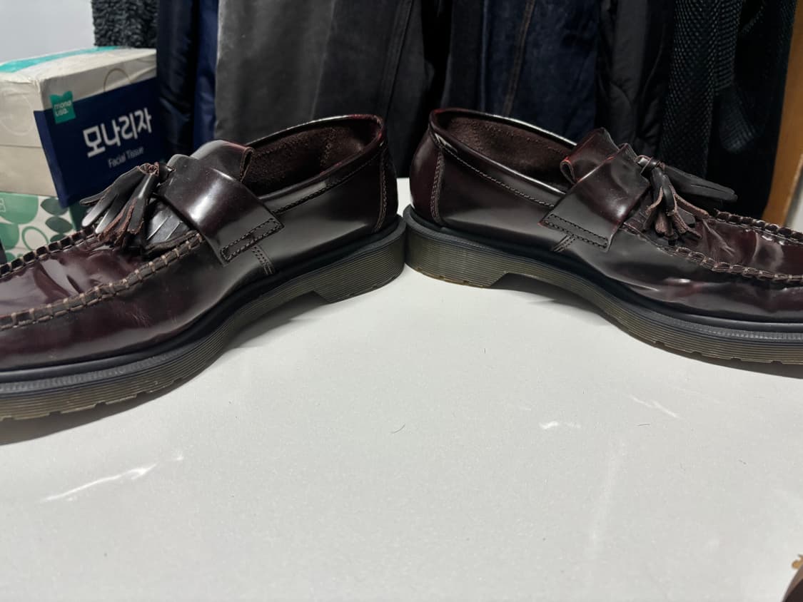 [UK8/270] 닥터마틴 아드리안 체리레드 버건디 상품이미지5