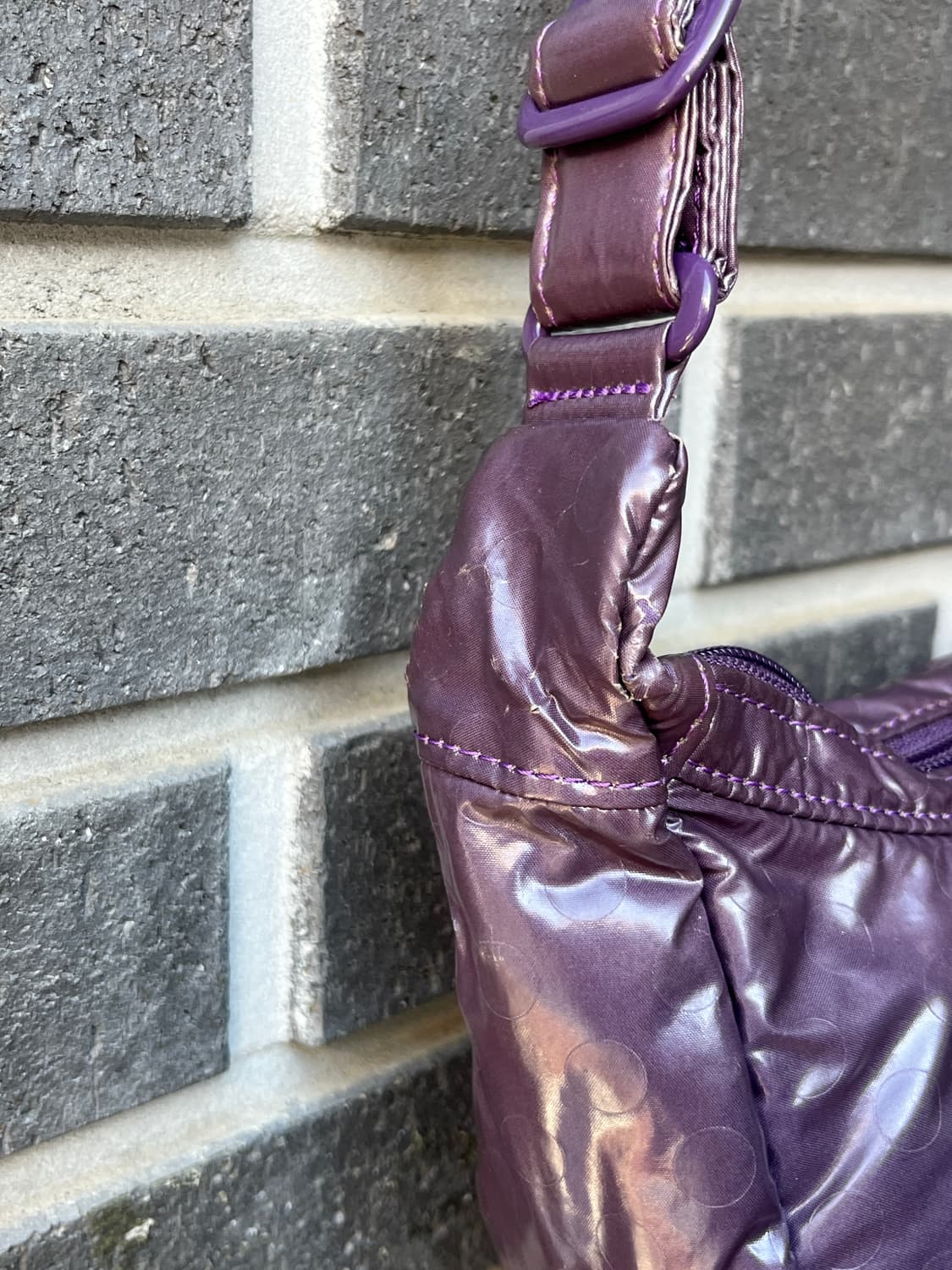 Porter 포터 도트 호보백 퍼플 상품이미지7