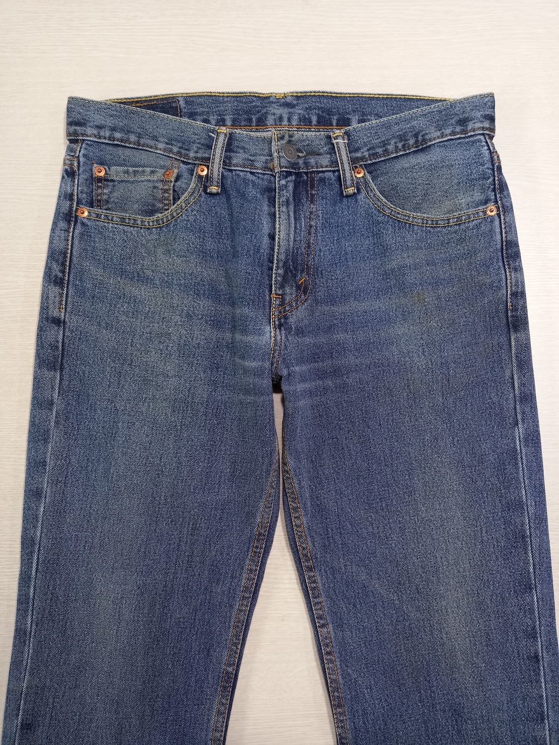 32 리바이스511 약골반 워싱 100%면 슬림일자 진청 32-329 상품이미지3
