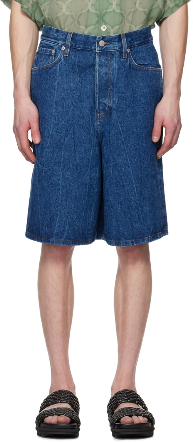 드리스반노튼 데님 쇼츠 상품이미지1