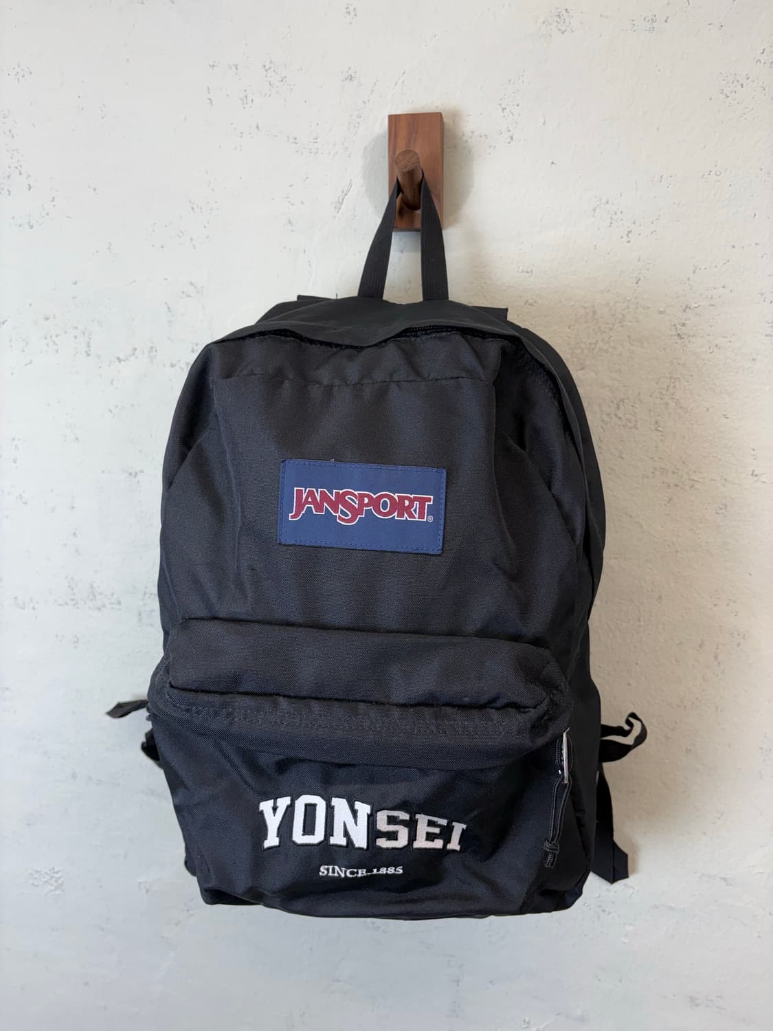 잔스포츠 연세대 콜라보 백팩 블랙 상품이미지3