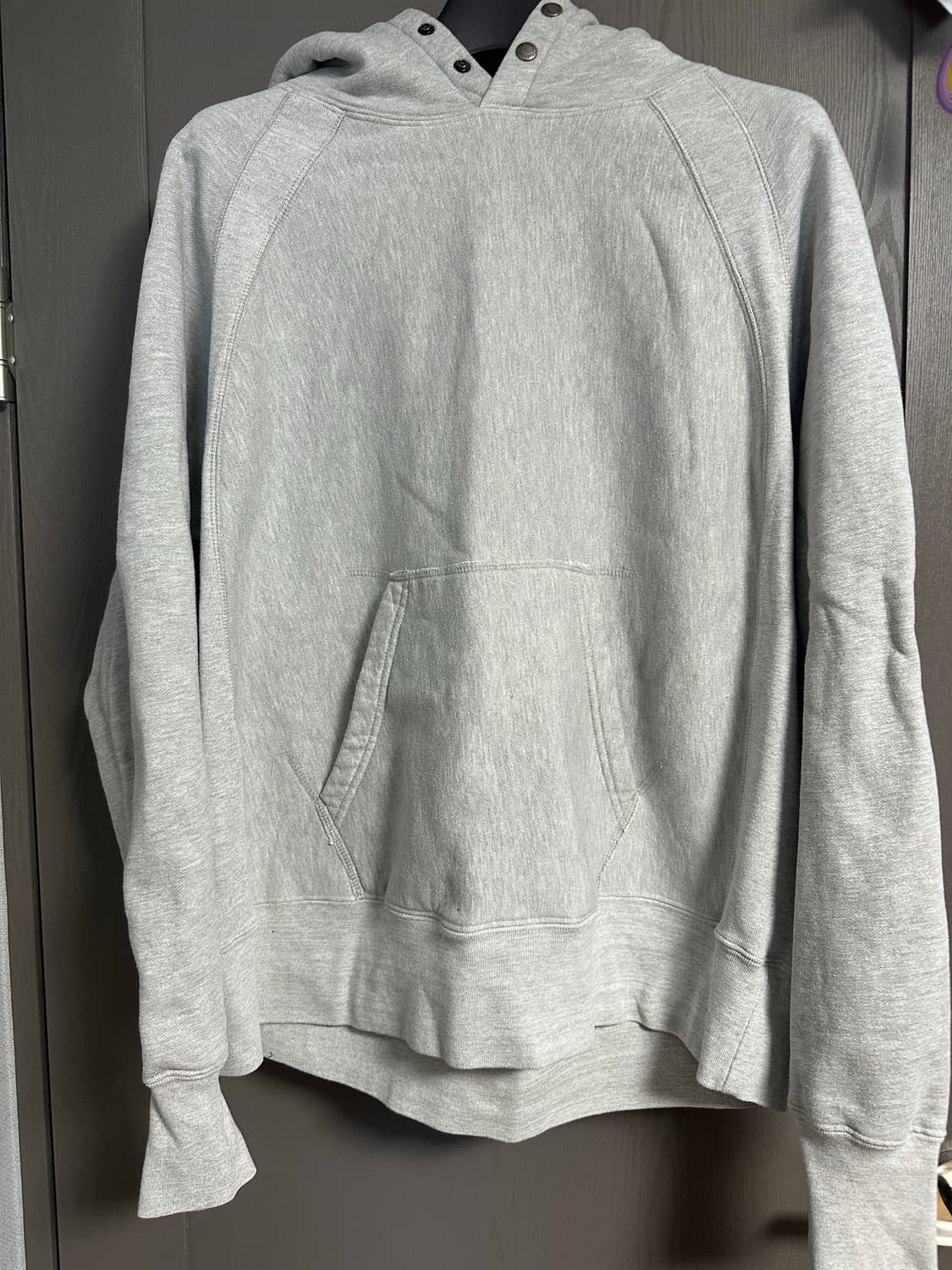 엔지니어드 가먼츠 플레인 라글란 후드 L 상품이미지1