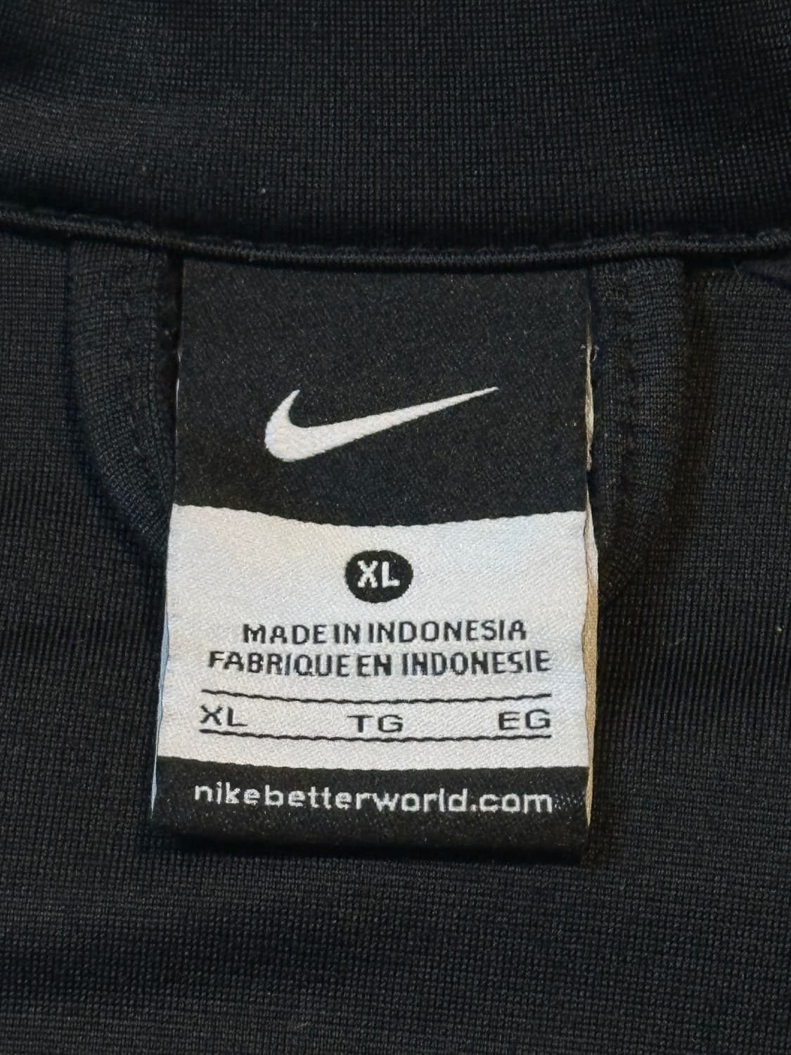 나이키 스우시 사이드라인 트랙탑 져지 블랙 상품이미지5