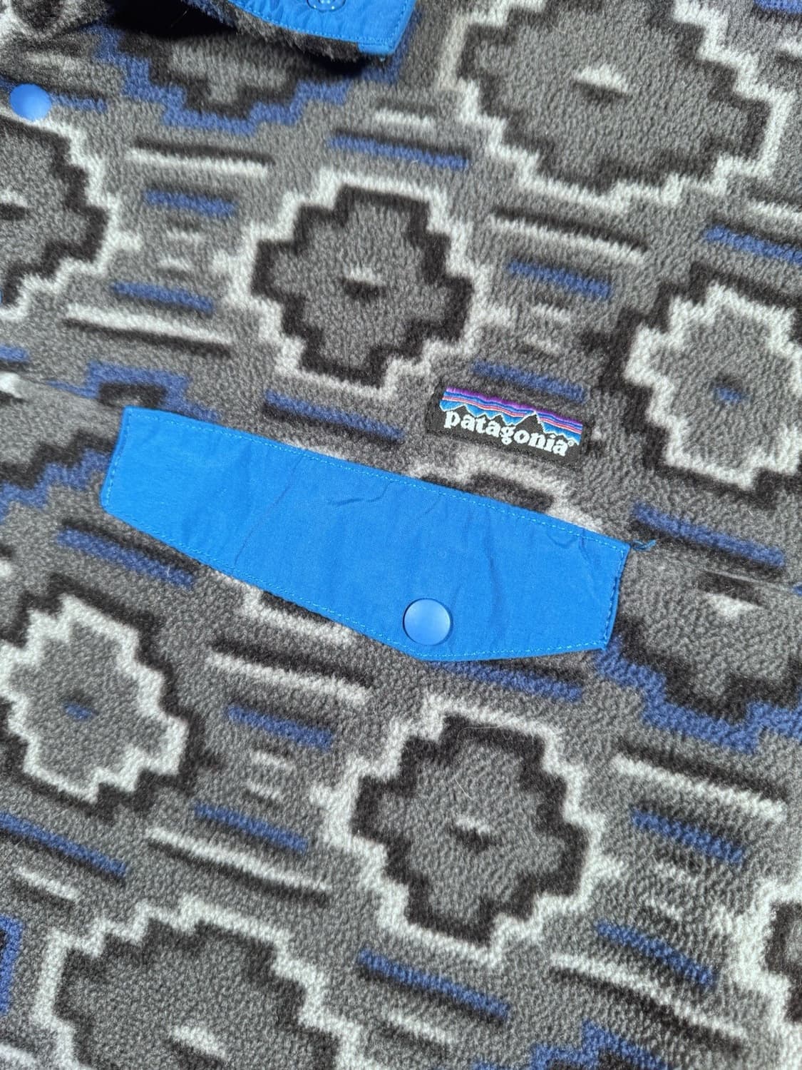 파타고니아 신칠라 스냅T 지오메트릭 패턴 플리스 상품이미지2