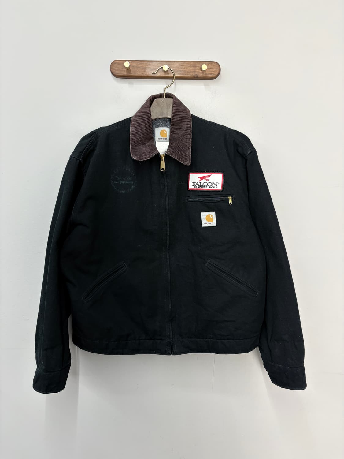 칼하트 j01 디트로이드 워크자켓 블랙 A3800 상품이미지2