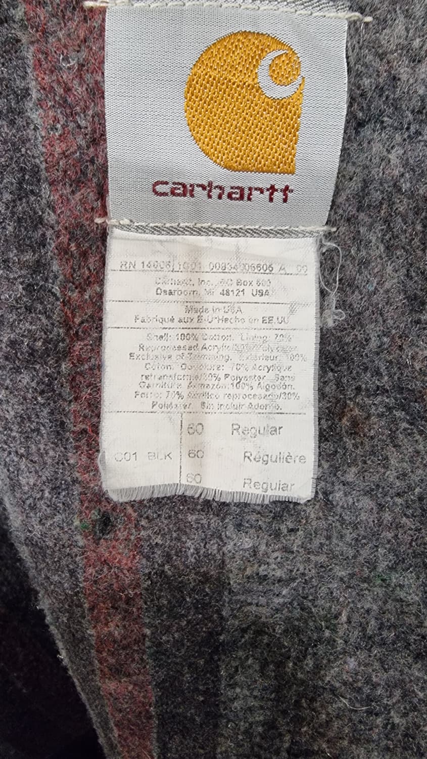 95~03s USA 칼하트 C01-BLK 초어자켓 2XL 상품이미지7