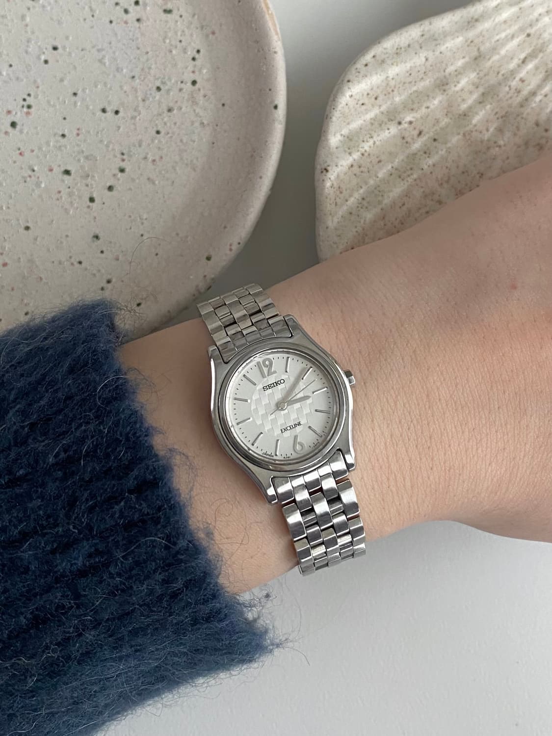 Seiko 세이코 exceline 엑셀린 실버 쿼츠 상품이미지7