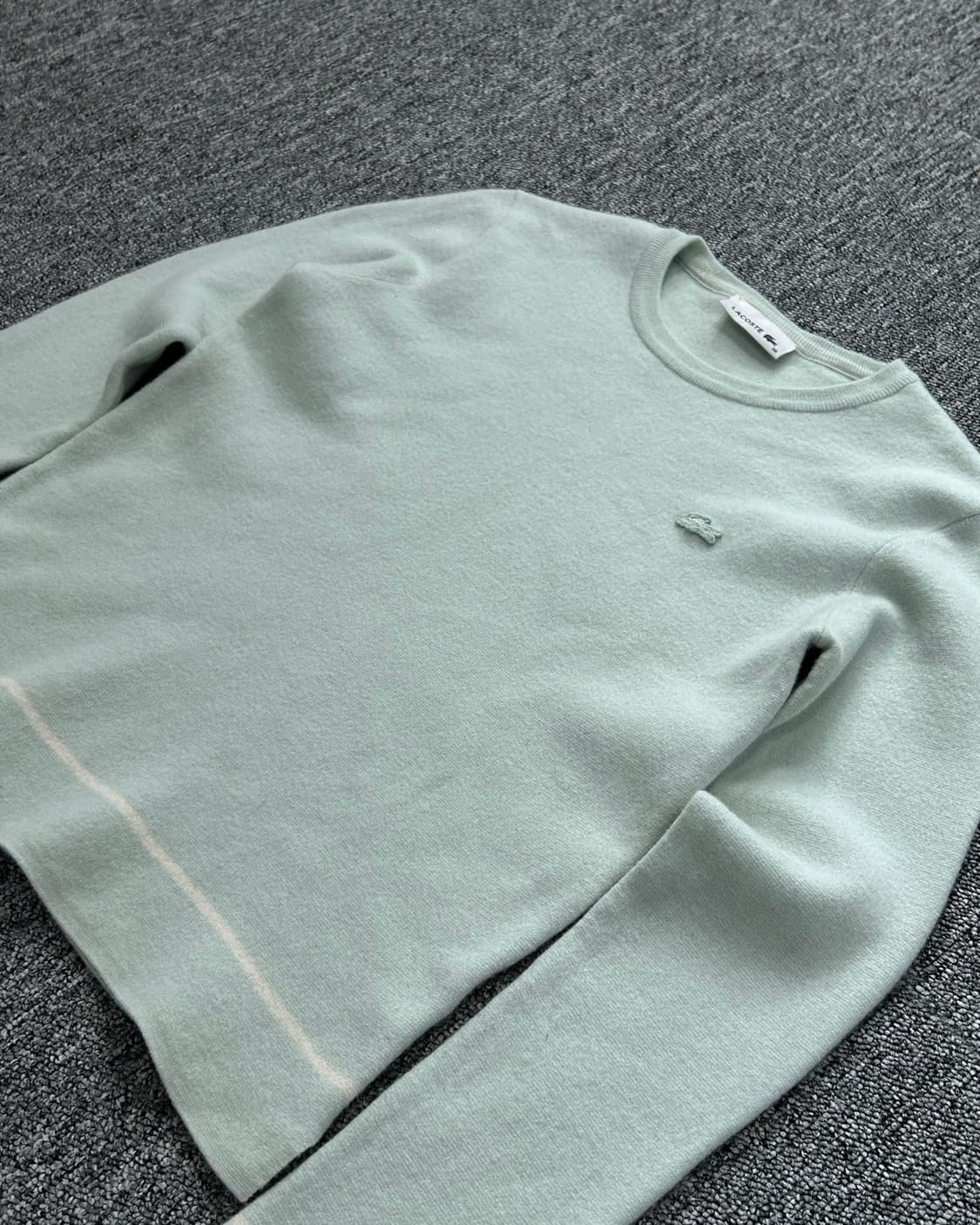 라코스테 민트 베이직 크루넥 니트  상품이미지2