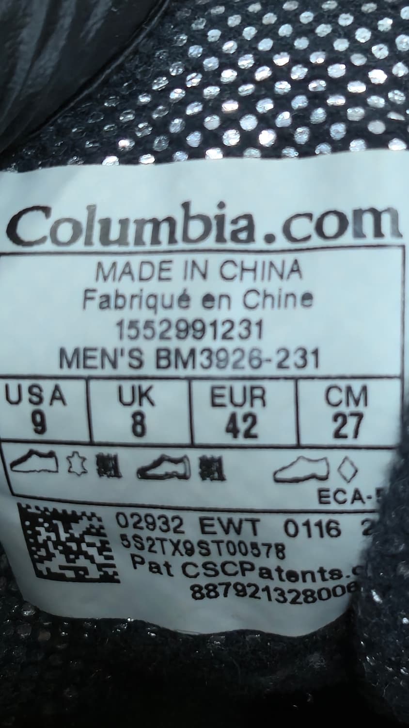 컬럼비아 270mm-  우드번 II 척카 WP 옴니히트 상품이미지7