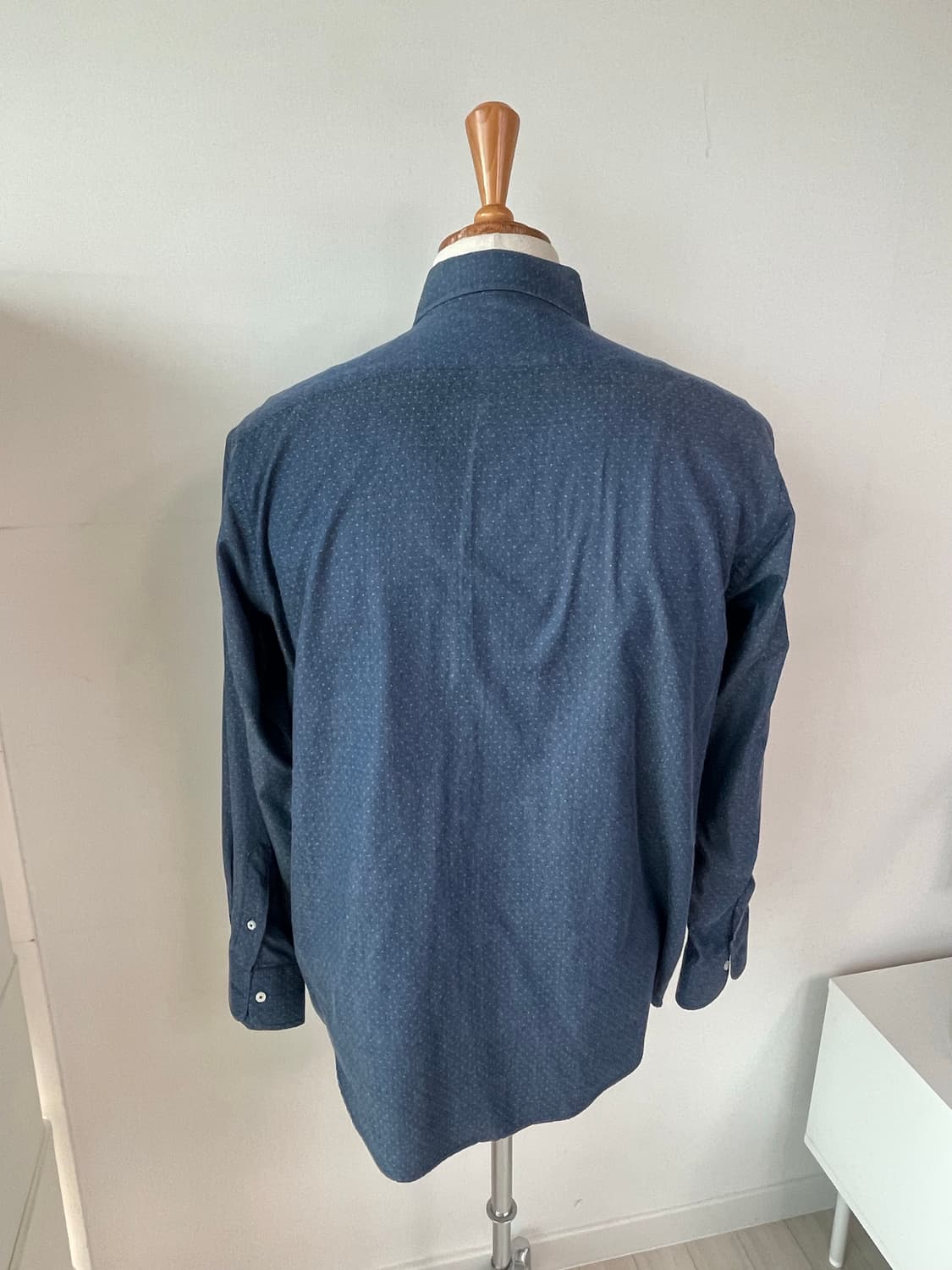 새빌로우 맞춤셔츠 데님 도트 105~110 (일본 수입원단) 상품이미지4