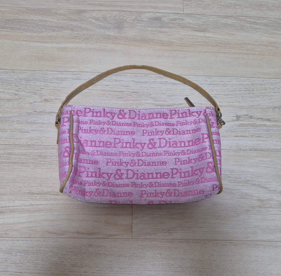 빈티지 핑키앤다이안 갸루 핑크 미니 숄더백  상품이미지3