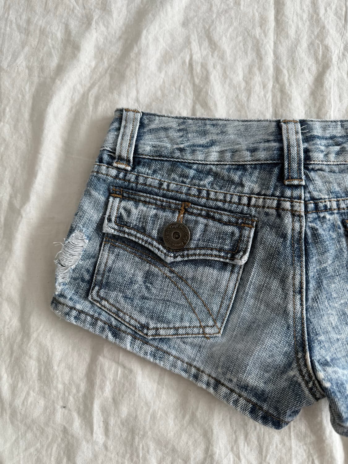Y2k 데님 숏팬츠 상품이미지5