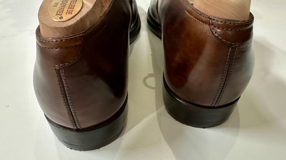 벨루티 브라운 카프스킨 레더 슈즈 8.5 상품이미지6