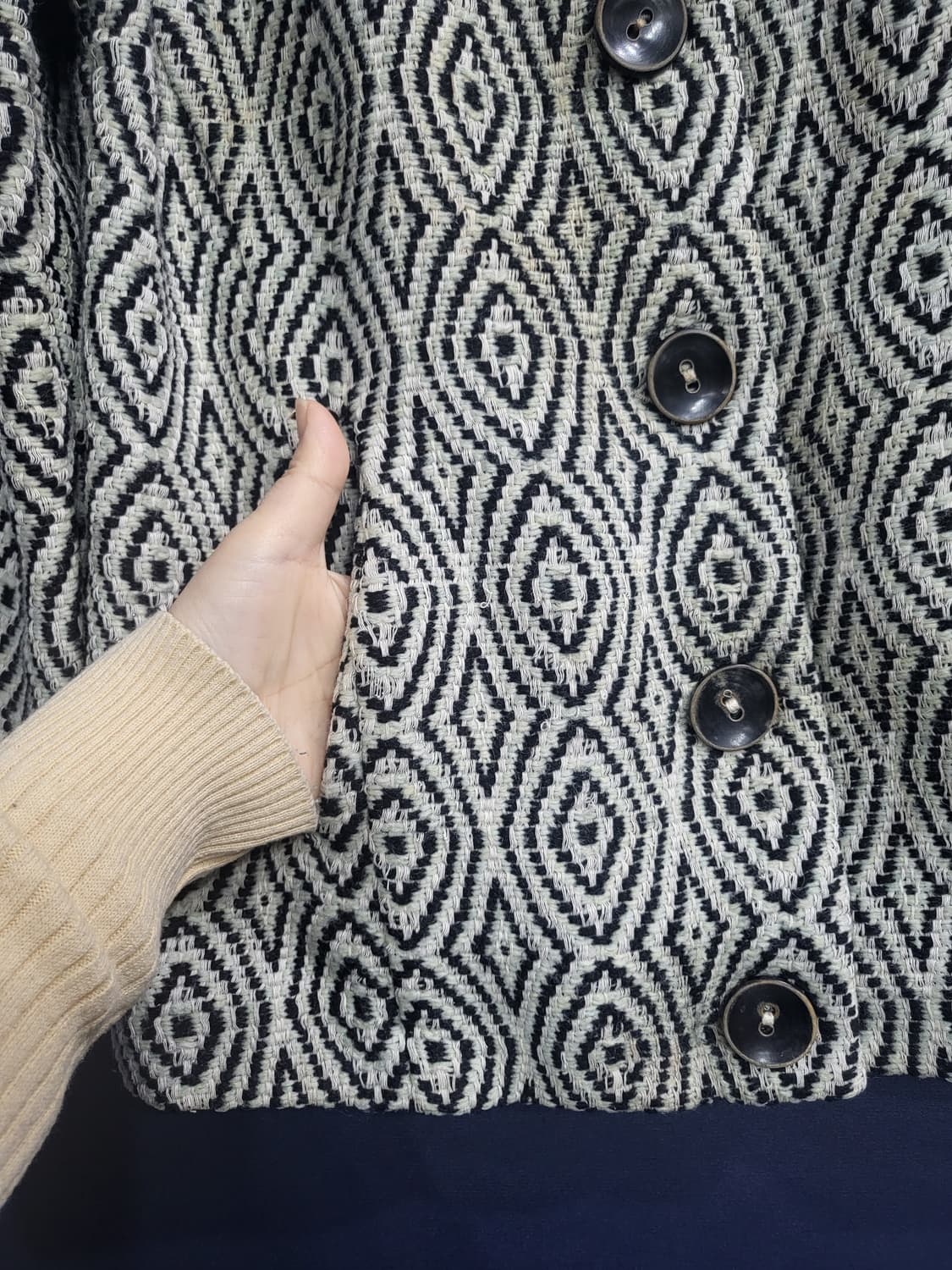 이자벨마랑 트위드 9부 패턴자켓 상품이미지3