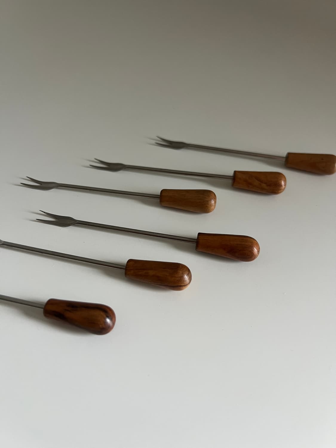 빈티지 우든 포크세트 6pcs 상품이미지1