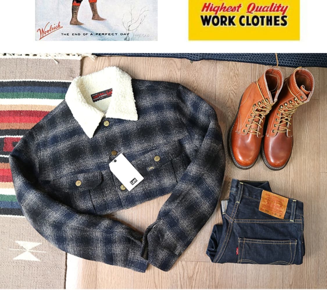 일본판 LEE X 울리치 쉐르파 자켓
4만엔 새제품 M사이즈 상품이미지1