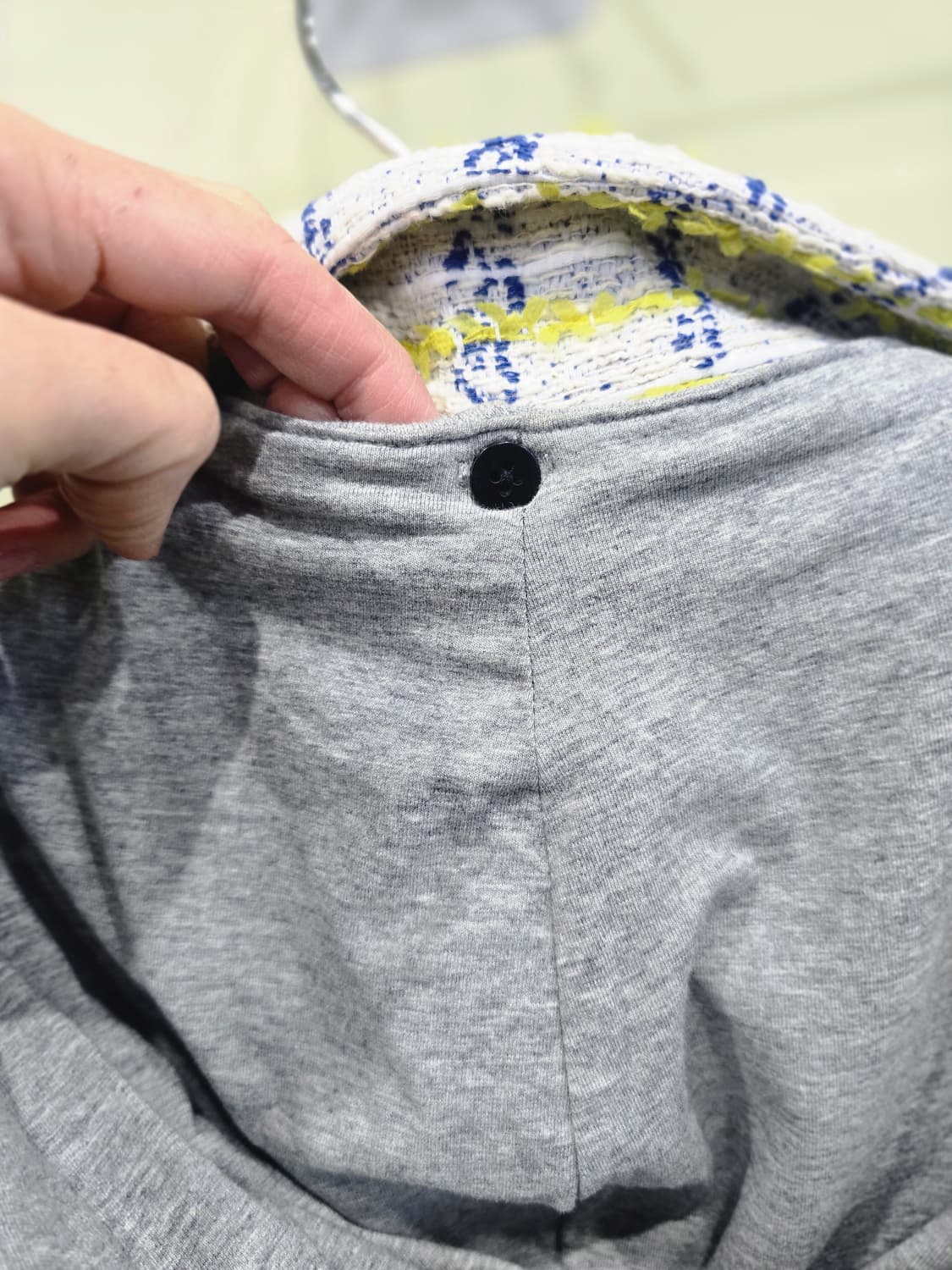 OGI 트위드 데님 후드 자켓 상품이미지6