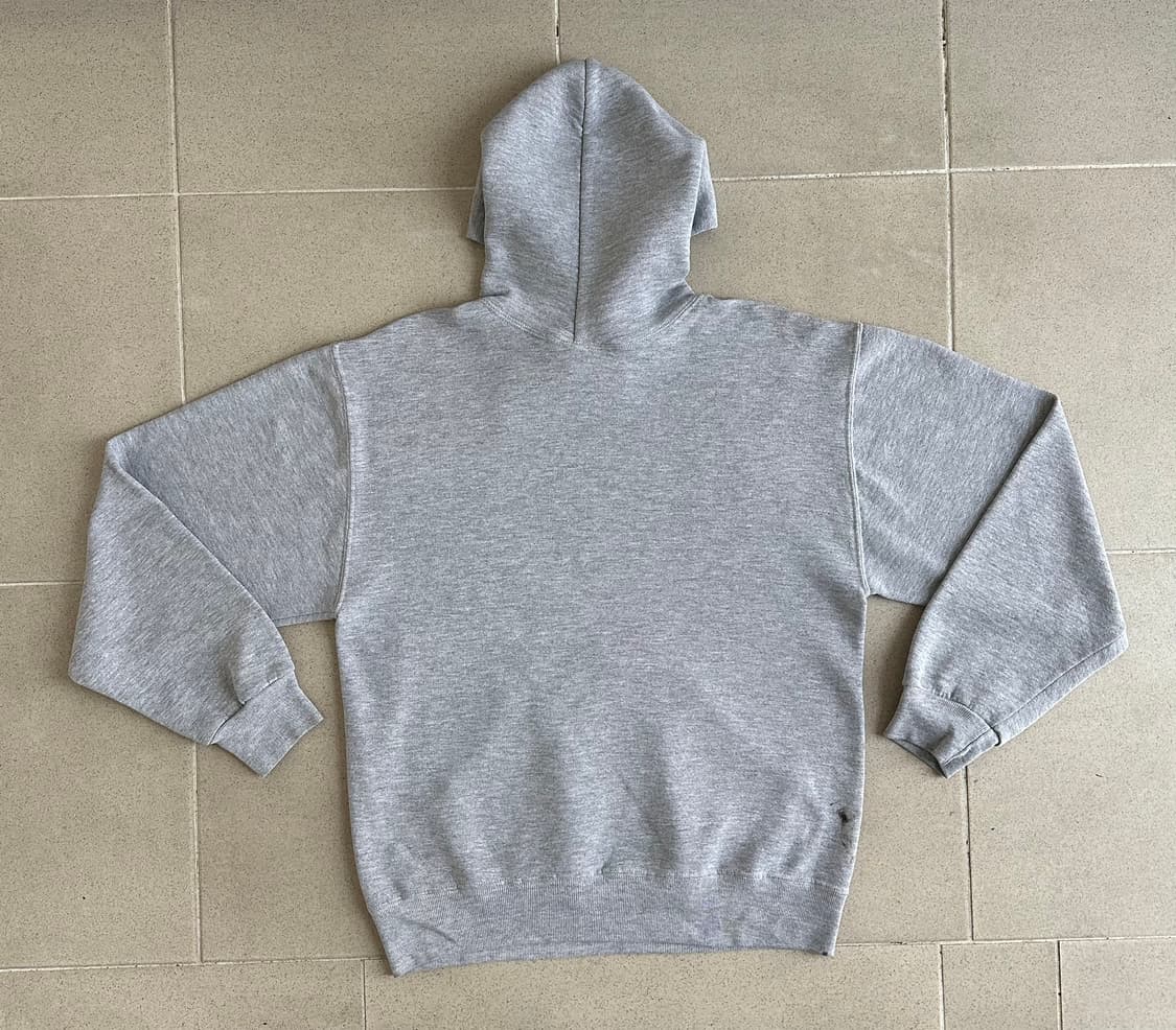 90s 빈티지 러셀 후드 그레이 M 페인팅 상품이미지2