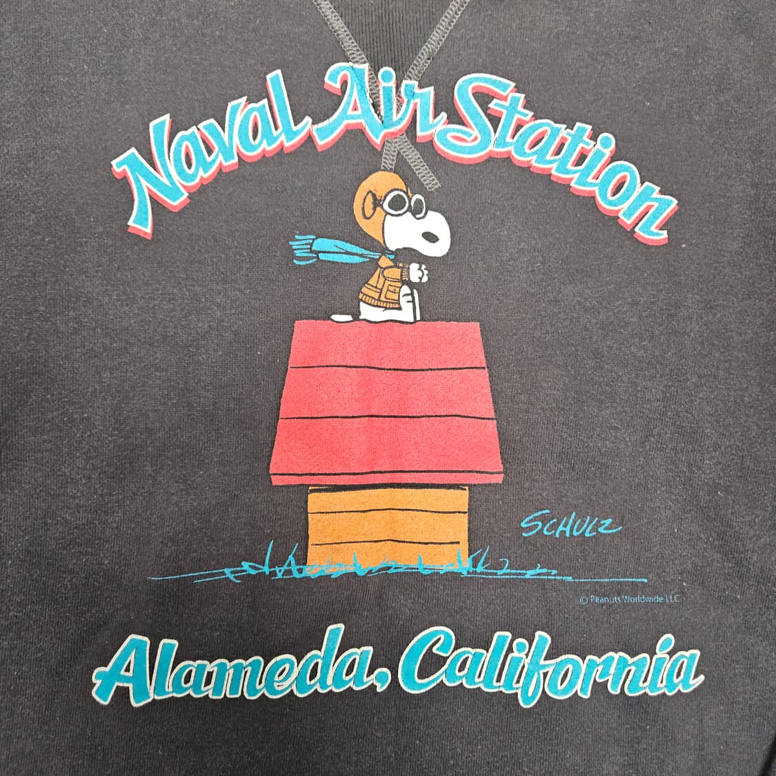 (무료배송) 버즈릭슨 스누피 빈티지 복각 스웻셔츠 / 블랙 / M사이즈 상품이미지2