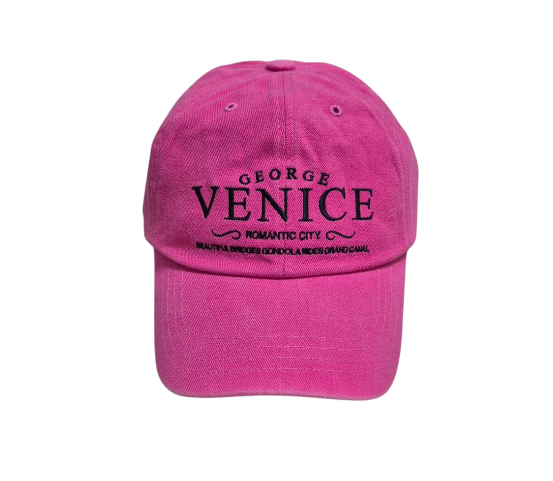 (새상품) VENICE 핑크 볼캡 상품이미지1