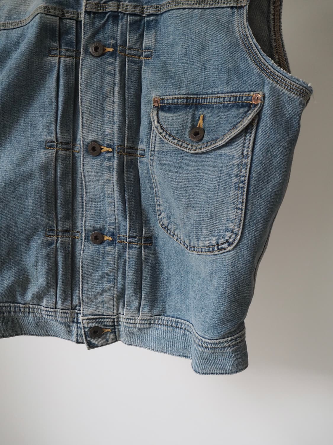 1990's LEE custom denim vest  상품이미지3