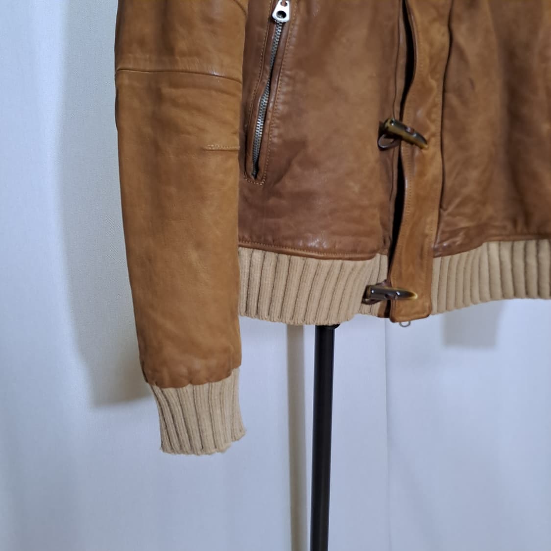 (택포) 아르마니진 고트스킨 후드 무스탕 48 B813 상품이미지4