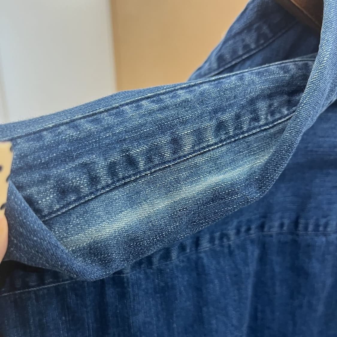 아페세 APC 올드스쿨 빈티지 캐주얼 데님 셔츠 S C09759 상품이미지9