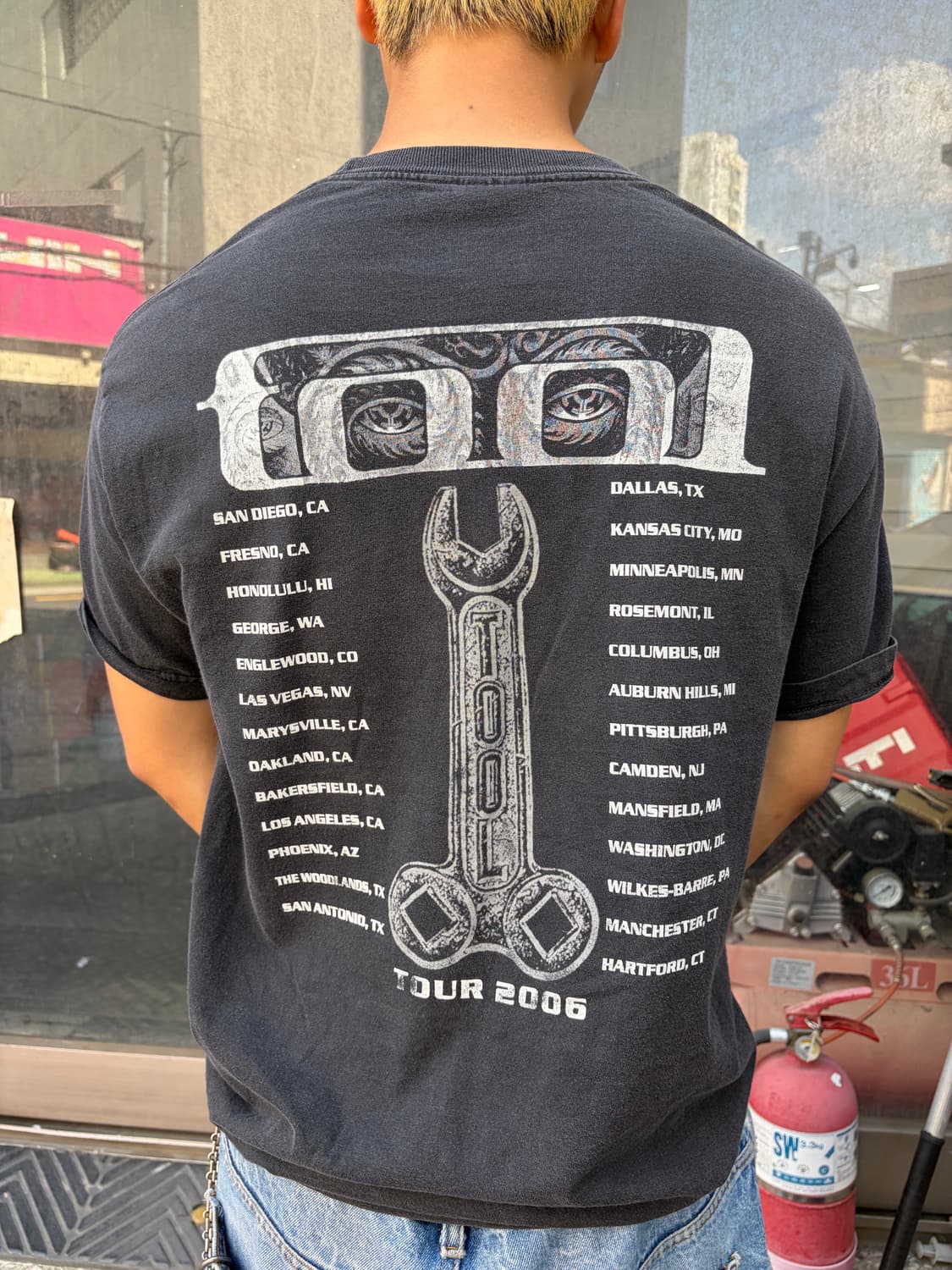 00‘s Tool band 10,000 Days triple face T 상품이미지9
