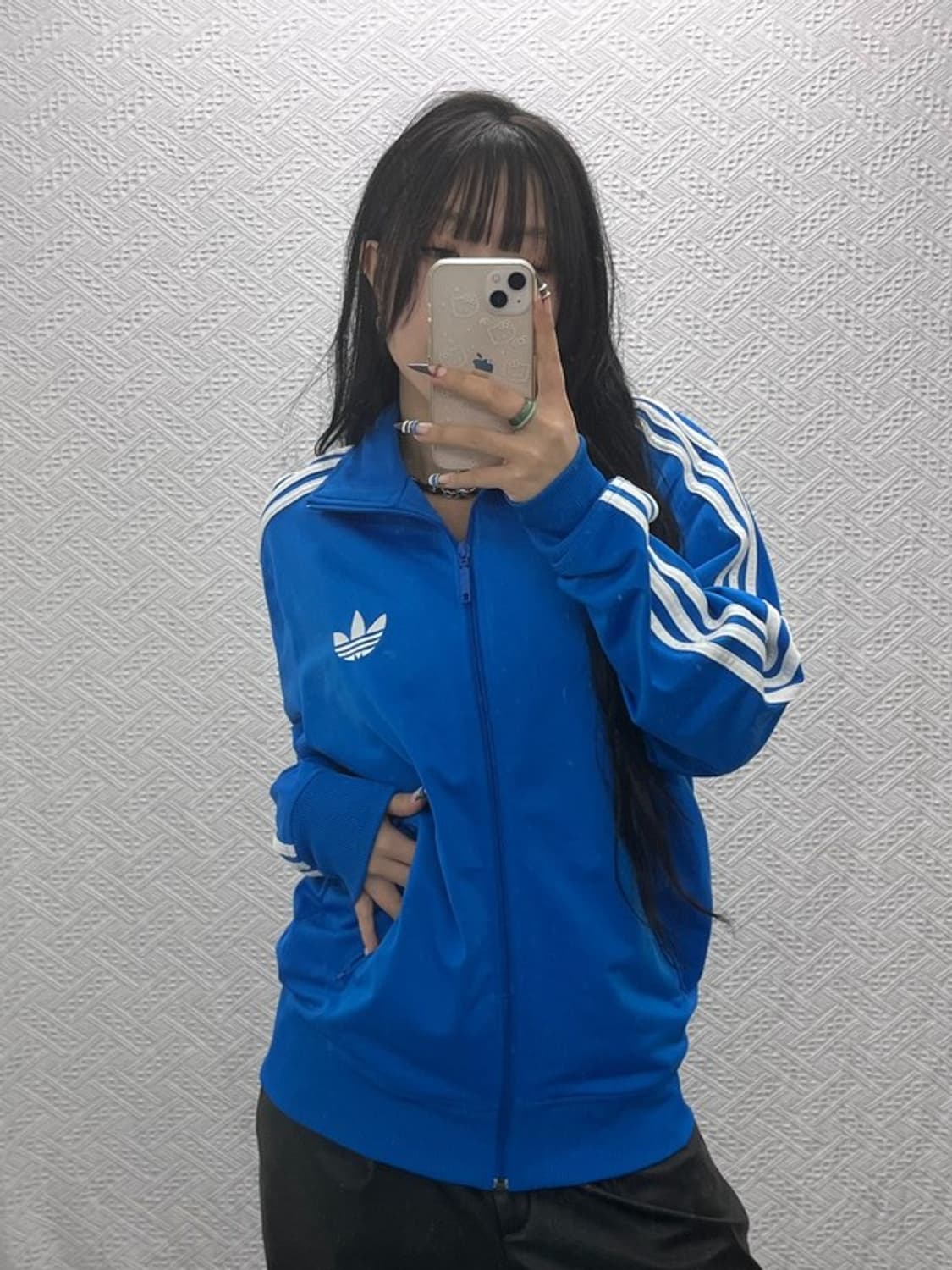 아디다스 파이어버드 흰파 져지 집업 100 C07681 상품이미지2