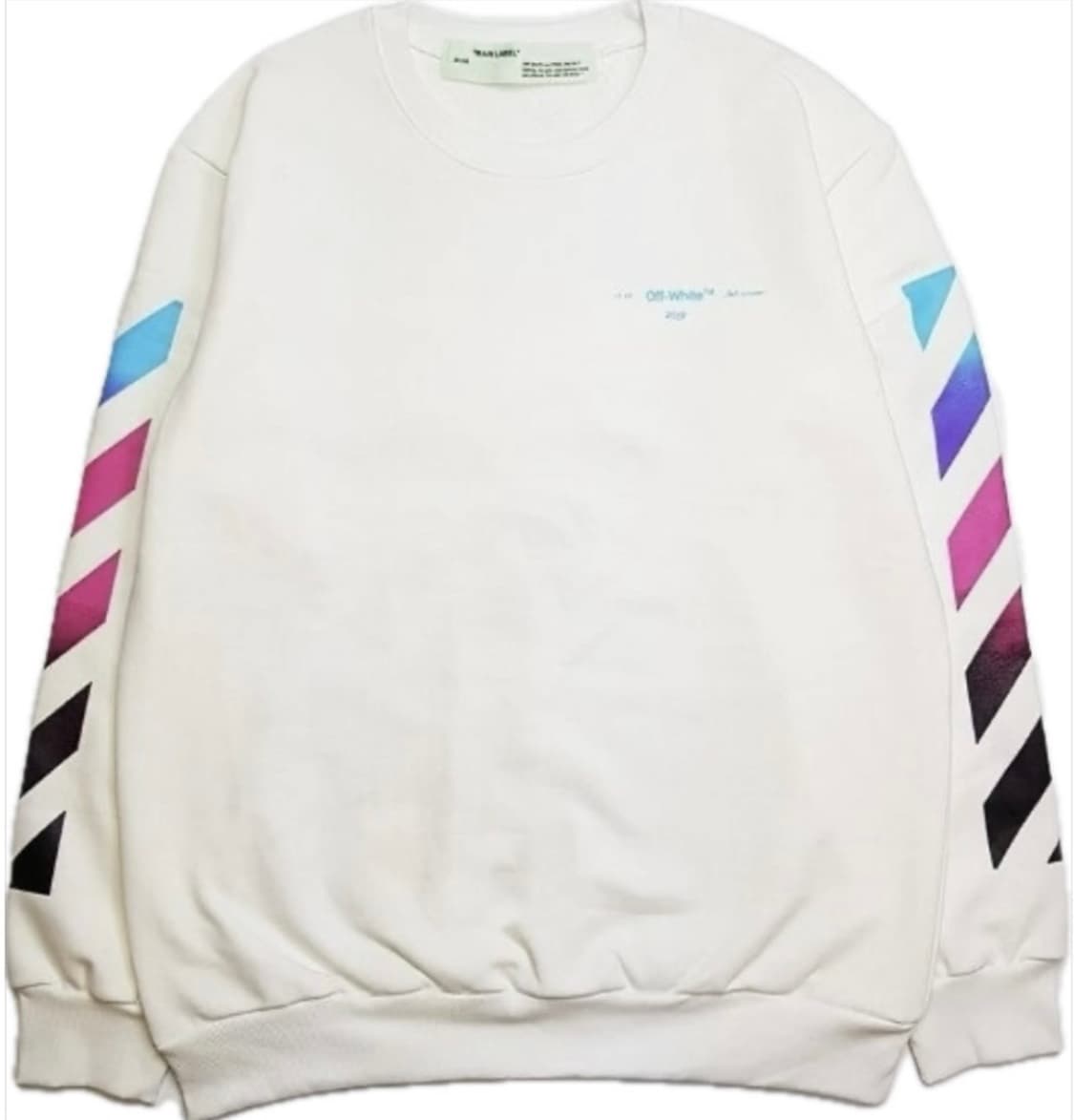 Off-White(오프화이트)/그라데이션 맨투맨 상품이미지1