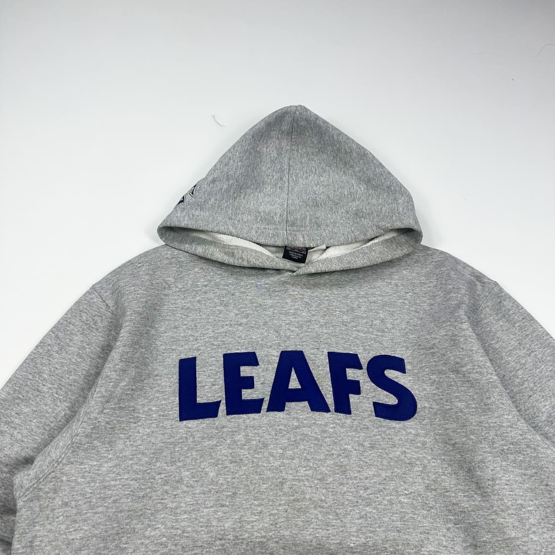실측XL 나이키 NHL 토론토 올드스쿨 후드티 그레이 상품이미지2