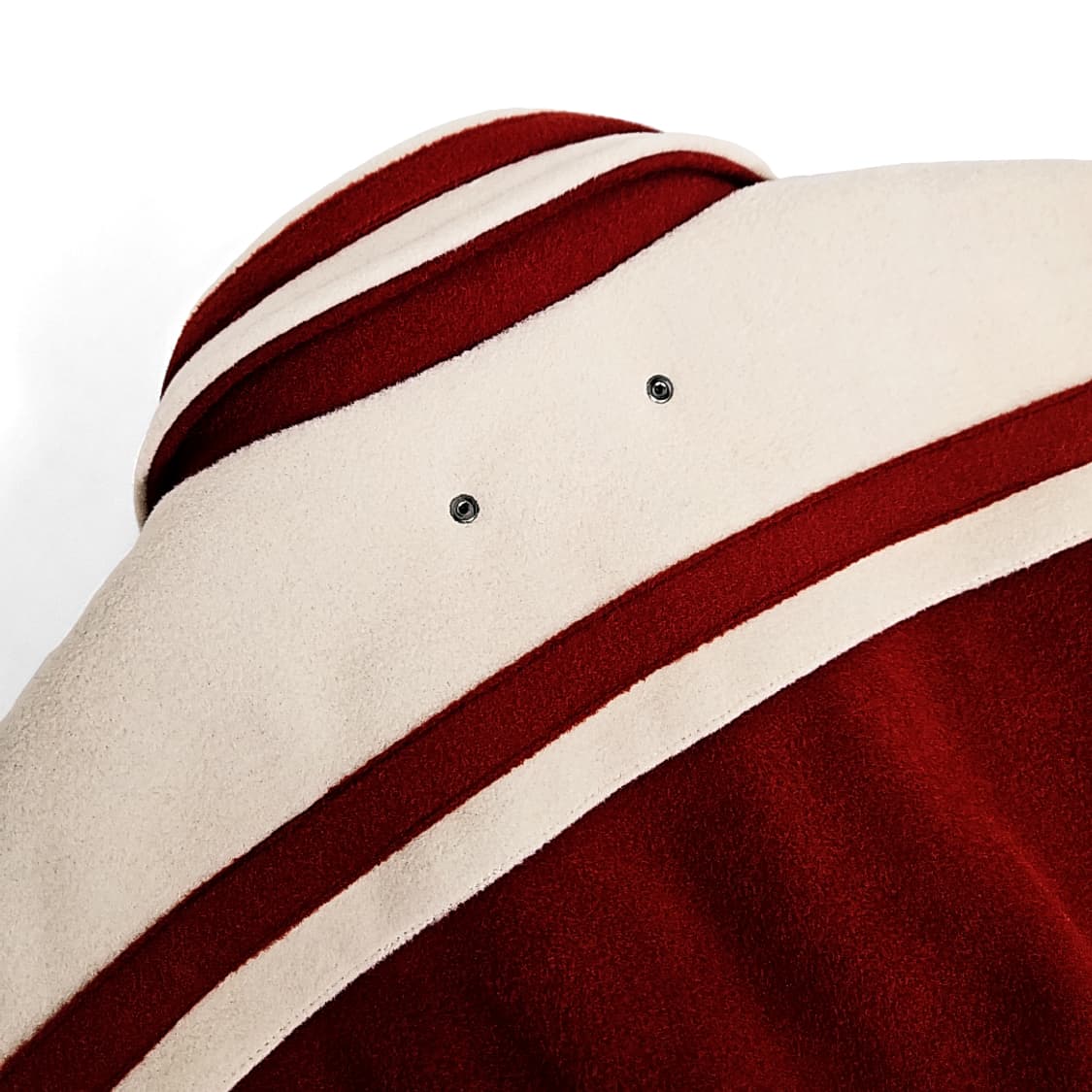 Kyne 웨스턴리벳 패딩 바시티자켓 (red) 상품이미지10