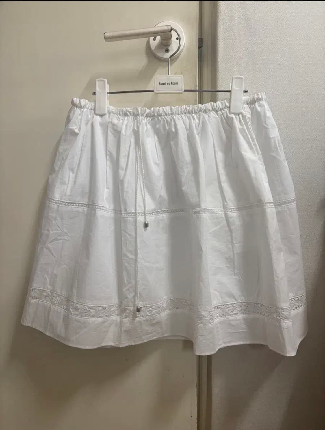 포에토 님프 레이스 코튼 미디 스커트 상품이미지2