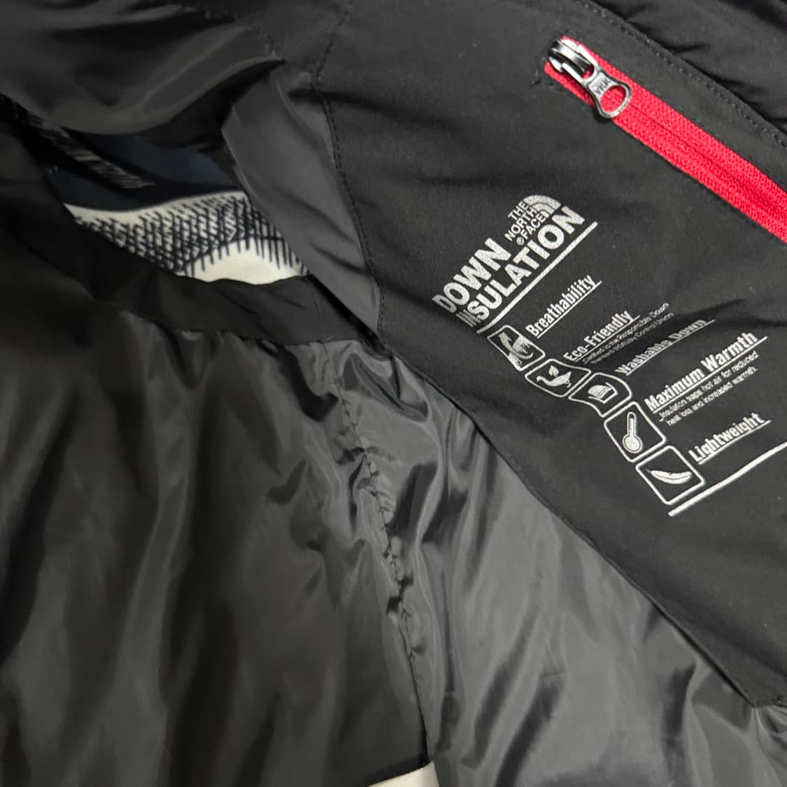 노스페이스 구스다운 패딩조끼 110사이즈 상품이미지4
