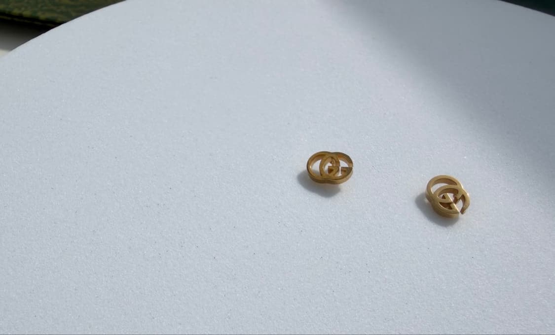 구찌 미니 더블G 골드 이어링 상품이미지4