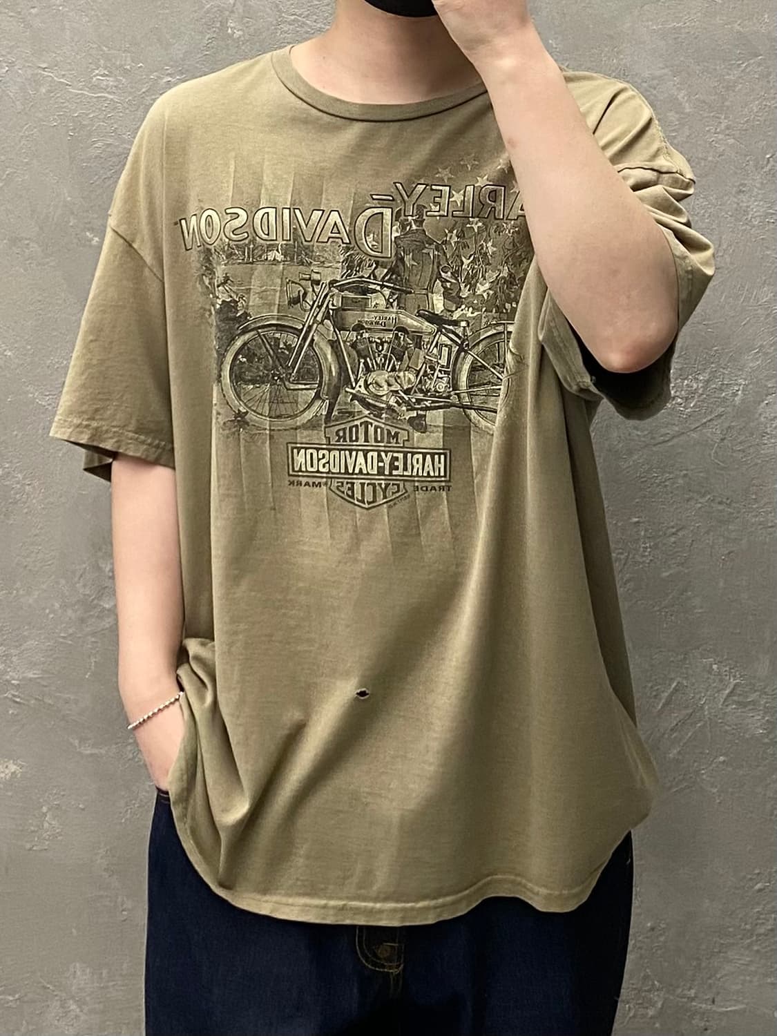 [XL] 할리 데이비슨 2017 빈티지 반팔 티셔츠 상품이미지10